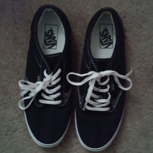 Vans Black Canvas Sneakers size 9